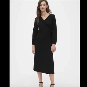 GAP Softspun Wrap Midi Dress Size L